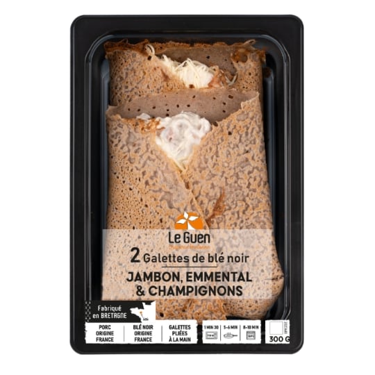 Galette de Blé Noir Jambon, Emmental & Champignons MIX BUFFET