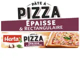 Pâte à pizza épaisse et rectangulaire   HERTA