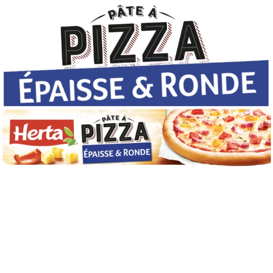 Pâte à pizza épaisse et ronde   HERTA