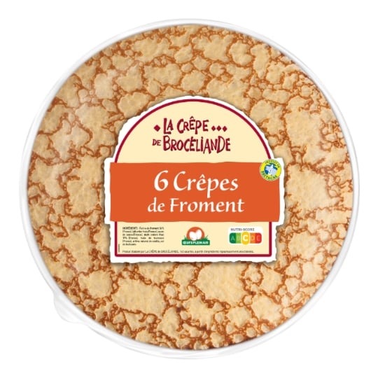 Crêpes de Froment aux œufs de plein air  CREPE DE BROCELIANDE