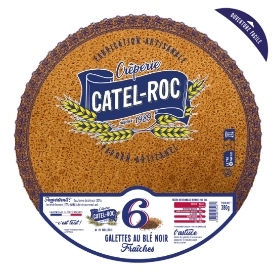 Galettes au blé noir fraîches CREPERIE CATEL-ROC