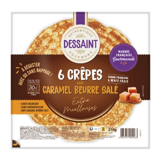Crêpes  Caramel Extra Moelleuses  DESSAINT