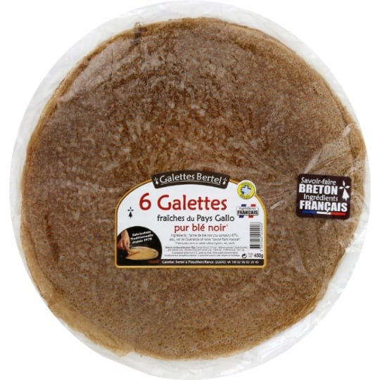Galettes fraîches pur blé noir GALETTES BERTEL