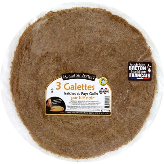 Galettes fraîches pur blé noir GALETTES BERTEL