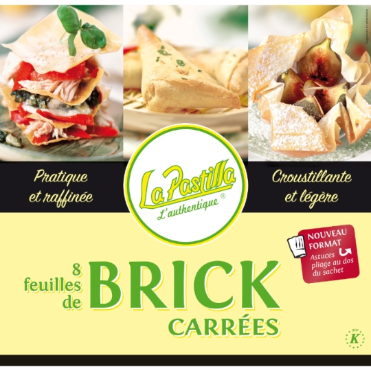 Feuilles de Brick Carrées KOOZ