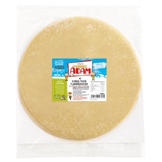 Fonds de tartes flambées LES FRERES ADAM