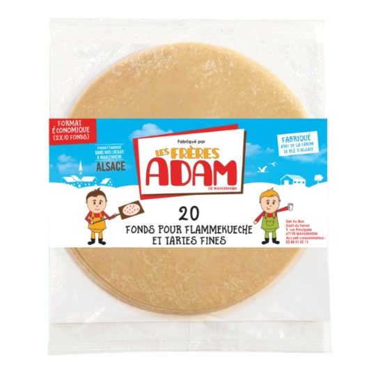 Fonds de Tartes pour Flammekueche LES FRERES ADAM