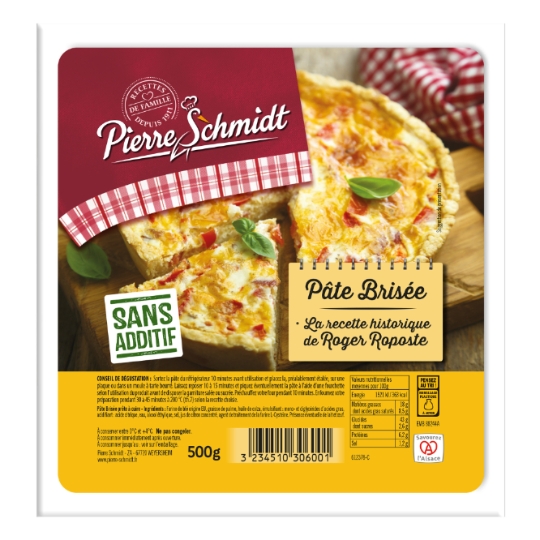 Pâte Brisée Sans Additif PIERRE SCHMIDT