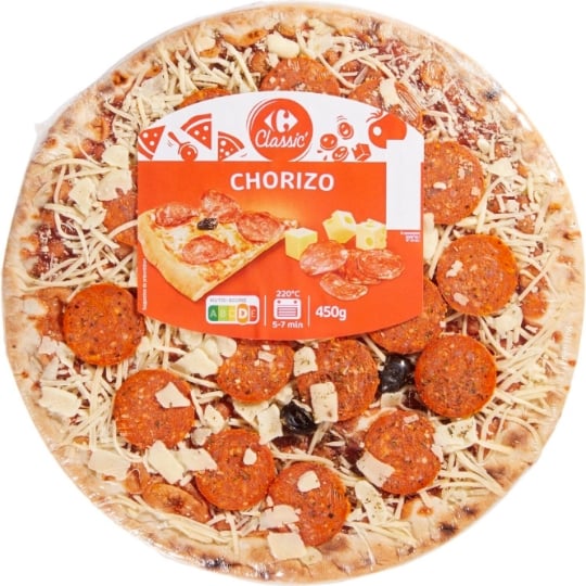 Pizza chorizo CARREFOUR CLASSIC'