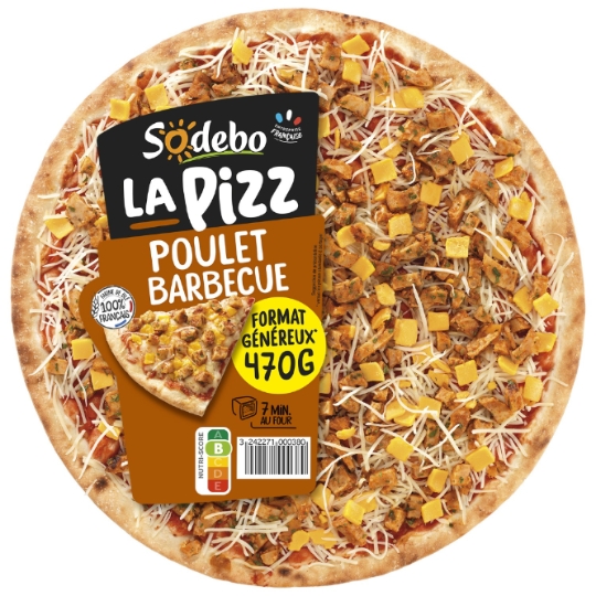 Pizza La Pizz Poulet BBQ SODEBO