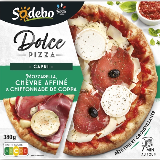 Pizza Dolce Capri chèvre coppa SODEBO