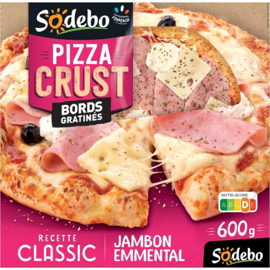 Pizza Crust Classic jambon emmental SODEBO