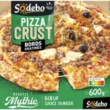 Pizza Crust Mythic Bœuf Cheddar Sauce Burger SODEBO
