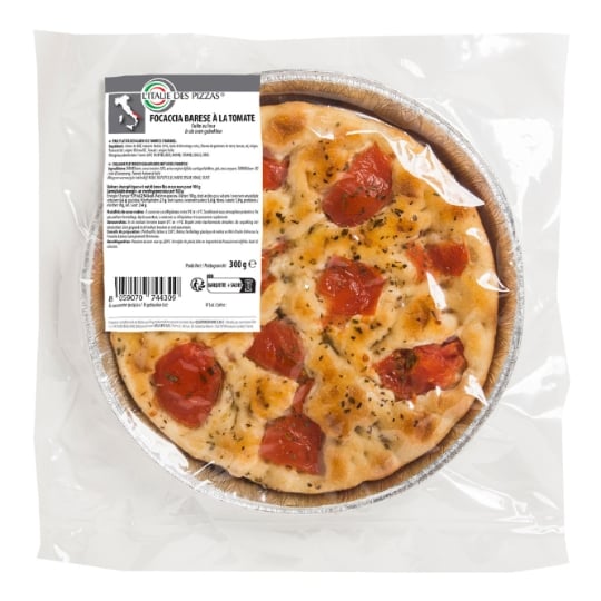 Foccacia barese à la tomate L'ITALIE DES PIZZAS