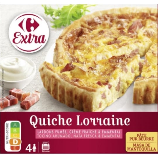 Quiche lorraine CARREFOUR EXTRA