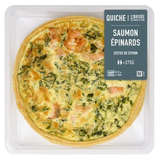 Quiche saumon épinard MIX BUFFET