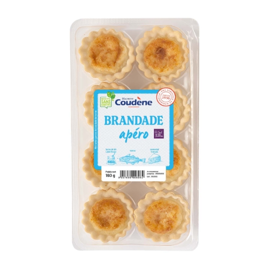 Tartes Brandade Apéro COUDENE