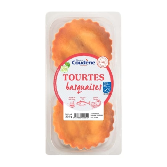 Tourtes garnies de piperade et thon COUDENE
