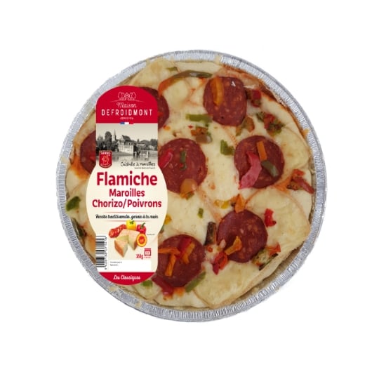 Flamiche Maroiles Chorizo Poivrons MAISON DEFROIDMONT