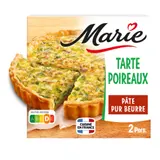 Tarte poireaux emmental pur beurre MARIE