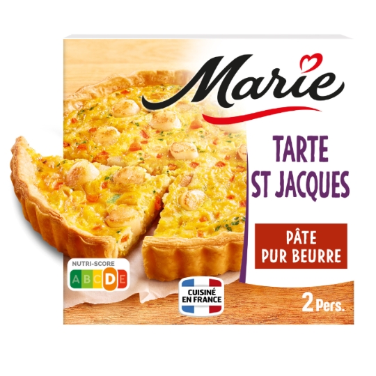 Tarte aux noix de St Jacques MARIE