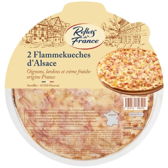Tartes flambées Flammekueches REFLETS DE FRANCE
