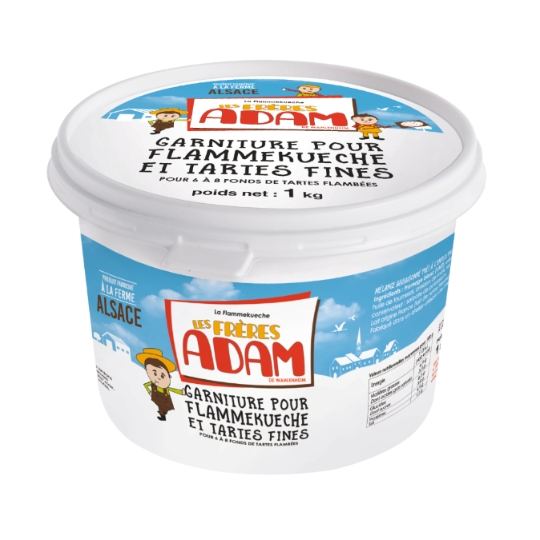 Garniture pour Flammekueche LES FRERES ADAM