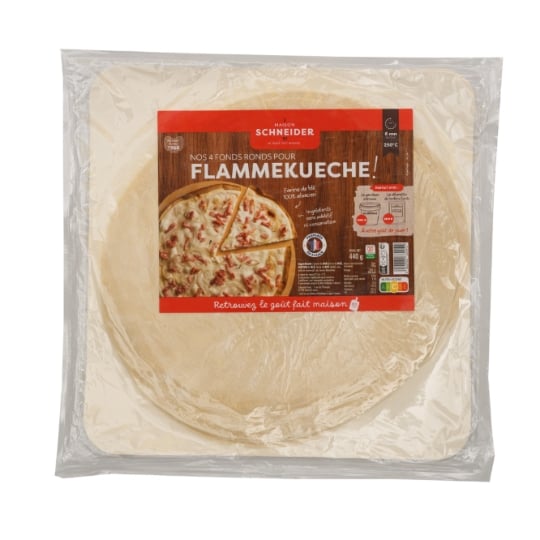 Fonds Ronds pour Flammekueche SCHNEIDER