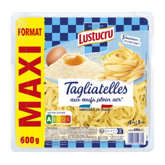 Pâtes Fraîches Tagliatelle Maxi LUSTUCRU