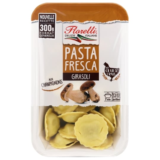 Pâtes Fraîches Girasoli Aux Champignons FLORELLI