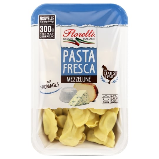 Pâtes Fraîches Mezzelune Aux Fromages FLORELLI