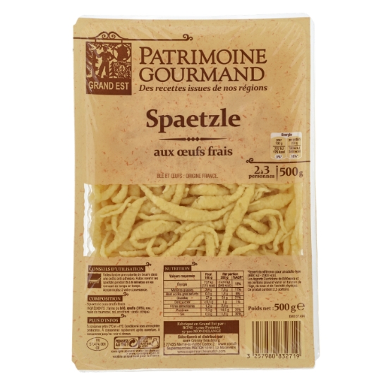 Spaetzle aux Œufs Frais Grand Est PATRIMOINE GOURMAND