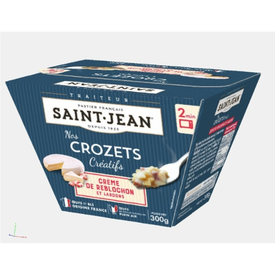 Crozets Crème de Reblochon et Lardons SAINT JEAN