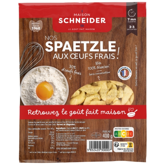 Spaetzle Aux Œufs Frais SCHNEIDER