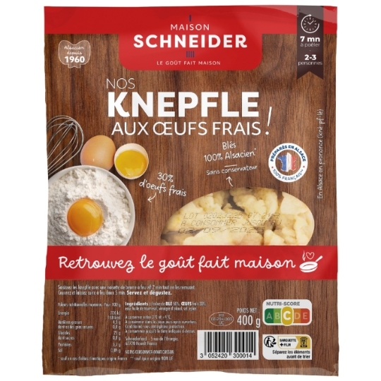 Knepfle Aux Œufs Frais SCHNEIDER