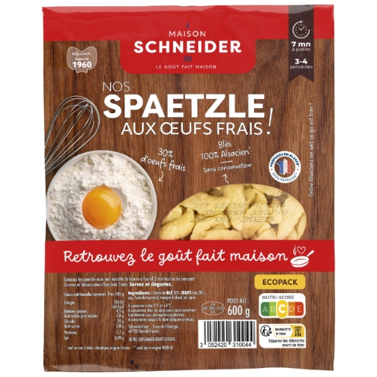 Spaetzle Aux Œufs Frais SCHNEIDER