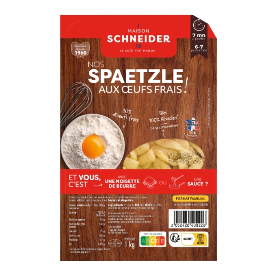 Spaetzle Aux Œufs Frais SCHNEIDER