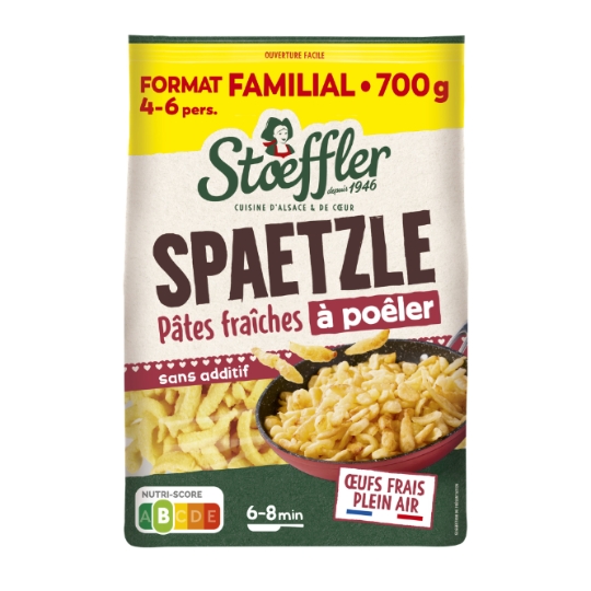 Spaetzle aux Œufs Frais à Poêler STOEFFLER