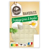 Ravioles fromage frais basilic CARREFOUR ORIGINAL