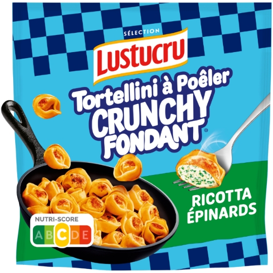 Pâtes Fraiches Crunchy Fondant Ricotta Epinard LUSTUCRU