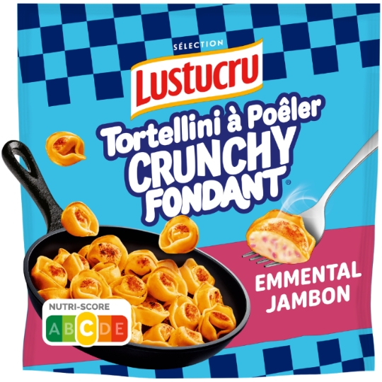 Pâtes Fraiches Crunchy Fondant Emmental Jambon LUSTUCRU