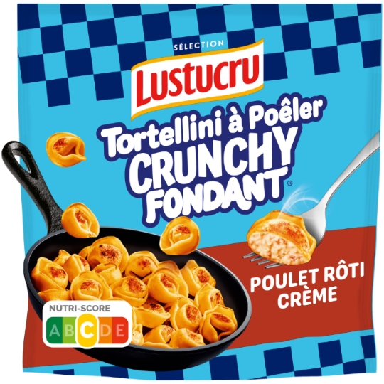 Pâtes Fraiches Crunchy Fondant Poulet Rôti Crème LUSTUCRU