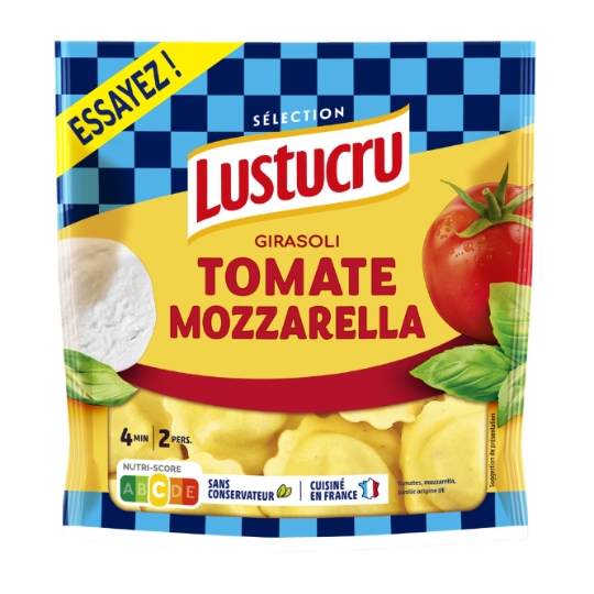 Pâtes Fraîches Girasoli Tomates Mozzarella LUSTUCRU