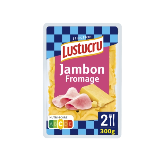 Pâtes Fraîches Ravioli Jambon Fromage LUSTUCRU