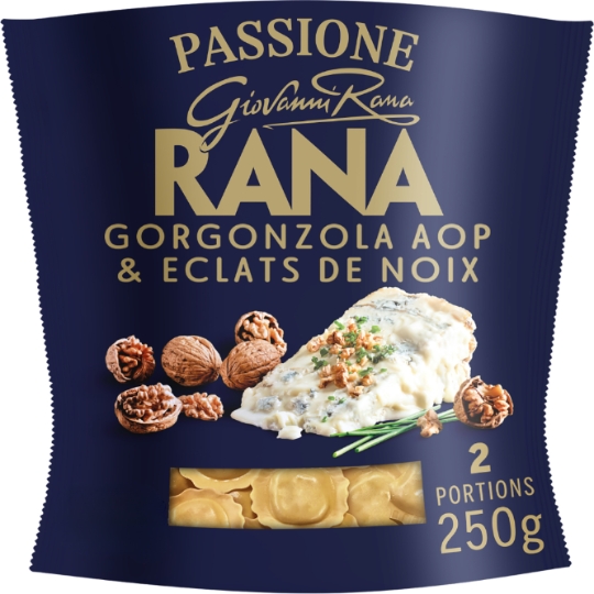 Pâtes fraîches Ravioli Gorgonzola AOP & éclats de Noix RANA