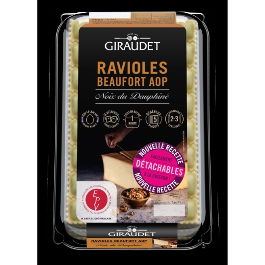 Ravioles Beaufort AOP & Noix du Dauphiné GIRAUDET