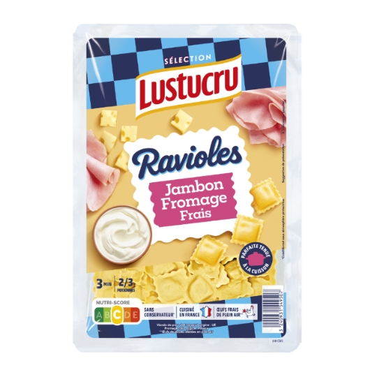 Mini Ravioli Maxi Fondant Jambon Fromage LUSTUCRU SELECTION