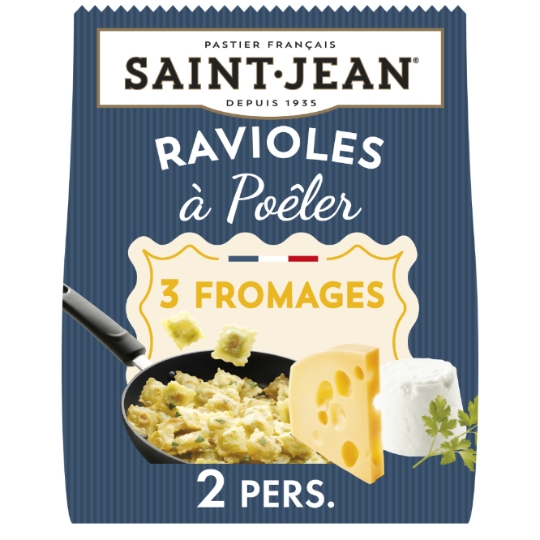 Ravioles À Poêler 3 Fromages SAINT JEAN