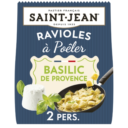 Ravioles À Poêler Fromage Frais/Basilic SAINT JEAN