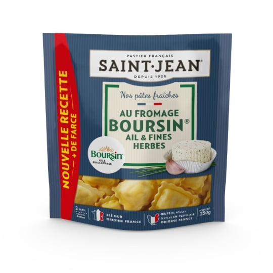 Pâtes Fraîches au Fromage Boursin Ail et Fines Herbes SAINT-JEAN